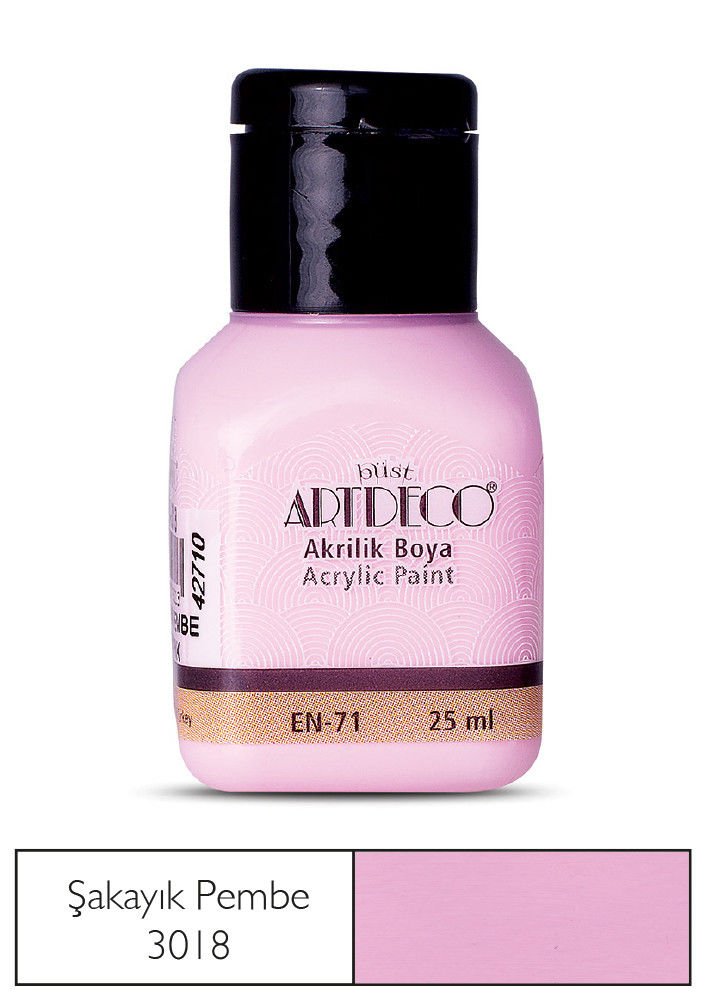 Artdeco Akrilik Boya 25ml Şakayık Pembe 3018