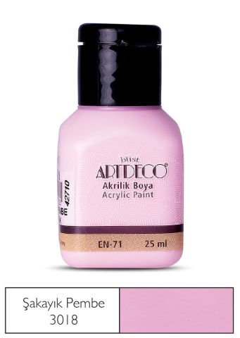 Artdeco Akrilik Boya 25ml Şakayık Pembe 3018