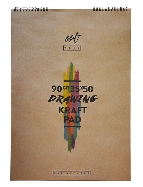 Artwork Kraft Resim Blok 35X50 15Yaprak