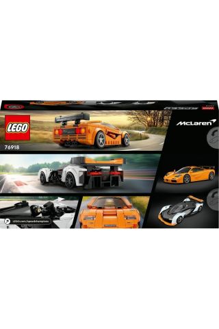 ® Speed Champions McLaren Solus GT ve McLaren F1 LM 76918 - Araba Yapım Seti (581 Parça)