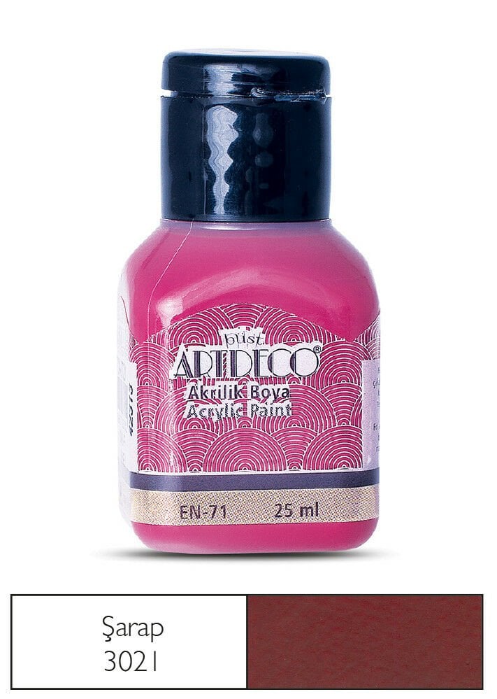 Artdeco Akrilik Boya 25ml Şarap 3021