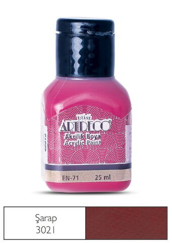 Artdeco Akrilik Boya 25ml Şarap 3021