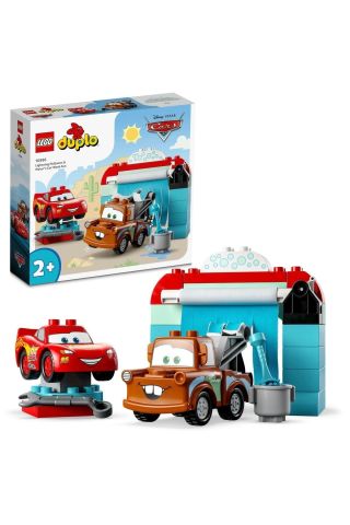 ® DUPLO® | Disney Pixar Arabalar Şimşek McQueen ve Mater'in Oto Yıkama Eğlencesi 10996(29 Parça)