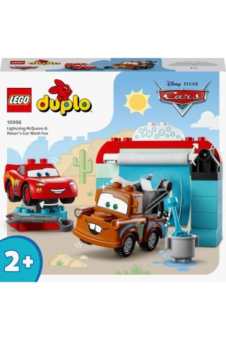 ® DUPLO® | Disney Pixar Arabalar Şimşek McQueen ve Mater'in Oto Yıkama Eğlencesi 10996(29 Parça)
