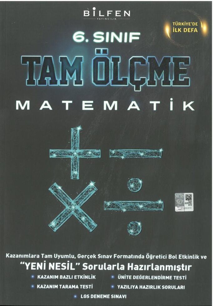 Bilfen Yayıncılık 6. Sınıf Matematik Tam Ölçme