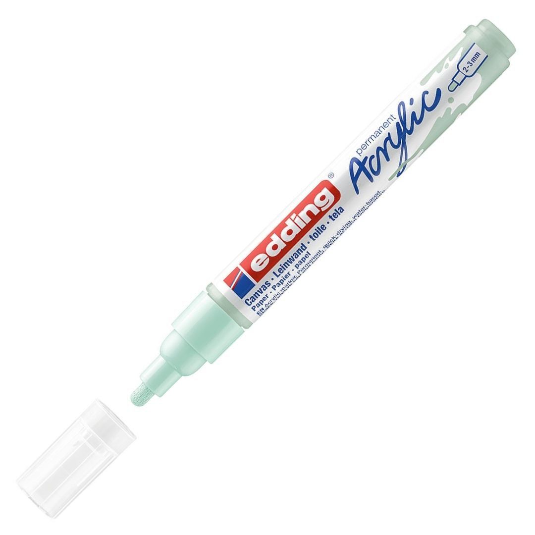 Edding 5100 Akrilik Markör 2-3mm Yuvarlak Uç Su Yeşi̇li̇