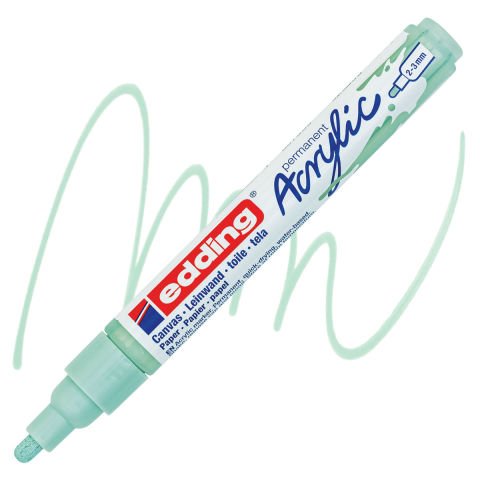 Edding 5100 Akrilik Markör 2-3mm Yuvarlak Uç Su Yeşi̇li̇