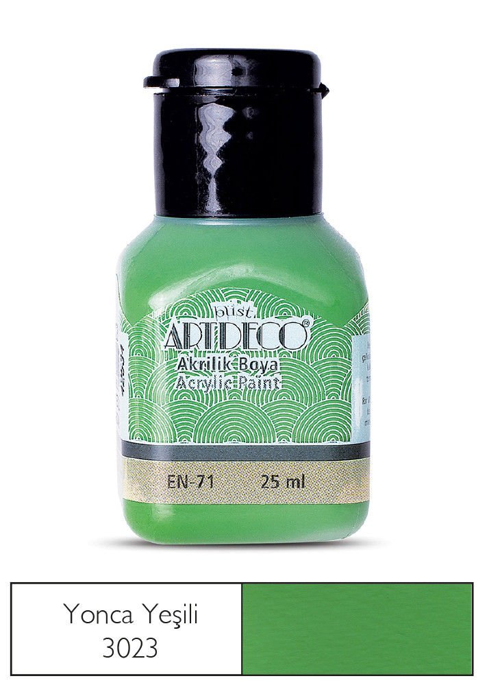 Artdeco Akrilik Boya 25ml Yonca Yeşili 3023