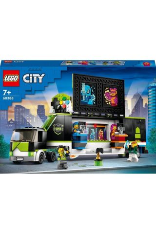 ® City Oyun Turnuvası Tırı 60388 - 7 Yaş ve Üzeri Çocuklar için Oyuncak Yapım Seti (344 Parça)