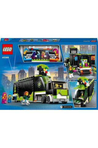 ® City Oyun Turnuvası Tırı 60388 - 7 Yaş ve Üzeri Çocuklar için Oyuncak Yapım Seti (344 Parça)