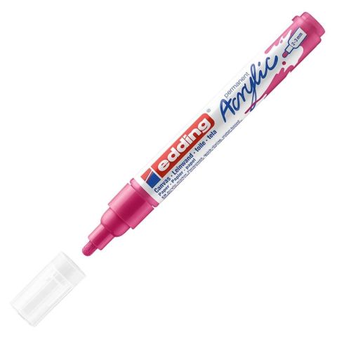 Edding 5100 Akrilik Markör 2-3mm Yuvarlak Uç Telemagenta