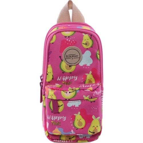 Kaukko K2251 Nature Jr Bag Kalem Çantası Crimson Avacado