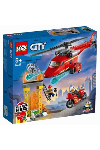 City Fire Itfaiye Kurtarma Helikopteri 60281