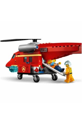 City Fire Itfaiye Kurtarma Helikopteri 60281