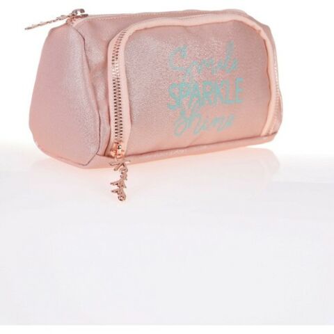 Kaukko Sparkle Plump Kalem Çantası Somon K2306