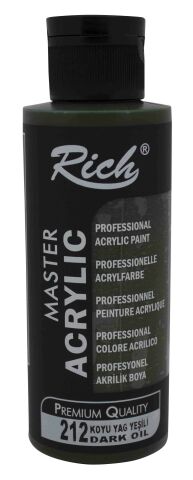 Rich AKRİLİK BOYA 120 CC KOYU YAĞ YEŞİLİ