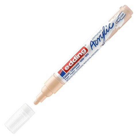 Edding 5100 Akrilik Markör 2-3mm Yuvarlak Uç Bej