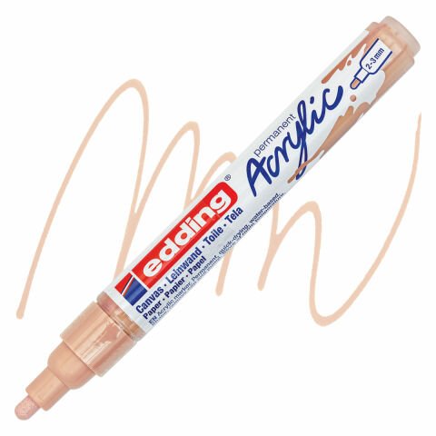Edding 5100 Akrilik Markör 2-3mm Yuvarlak Uç Bej