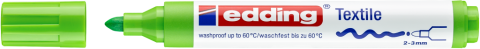 Edding T-shi̇rt Kalemi̇ Açik Yeşi̇l (e-4500)