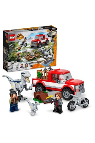 ® Jurassic World Blue ve Beta Velociraptor Yakalama 76946 - Oyuncak Yapım Seti (181 Parça)