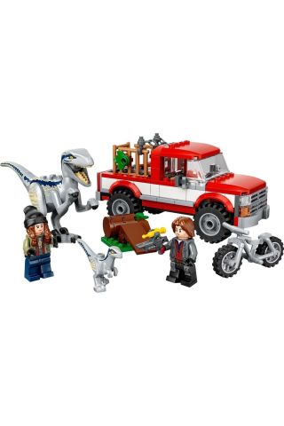 ® Jurassic World Blue ve Beta Velociraptor Yakalama 76946 - Oyuncak Yapım Seti (181 Parça)