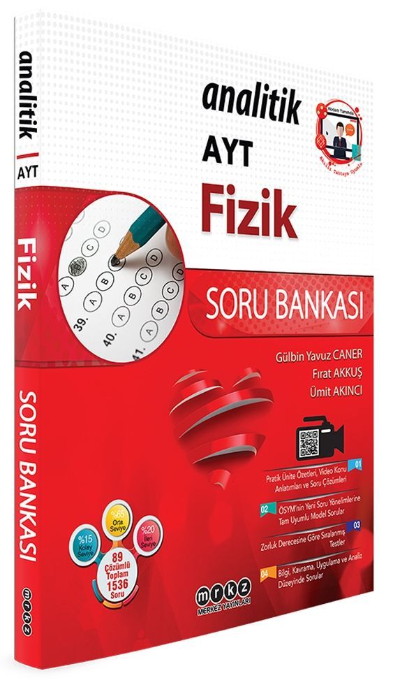Merkez Yayınları AYT Fizik Analitik Soru Bankası