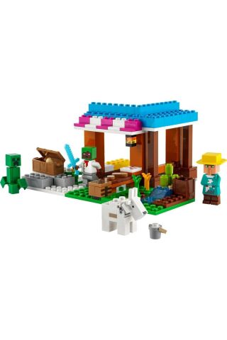 ® Minecraft® Fırın 21184 - 8 Yaş ve Üzeri Çocuklar için Yaratıcı Oyuncak Yapım Seti (157 Parça)