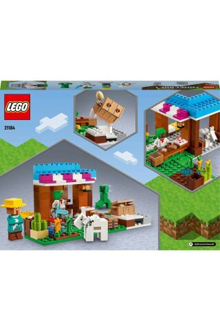 ® Minecraft® Fırın 21184 - 8 Yaş ve Üzeri Çocuklar için Yaratıcı Oyuncak Yapım Seti (157 Parça)
