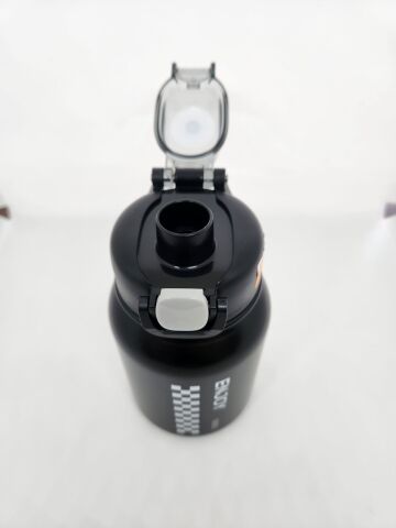 Shotay Chess ST-8150 600ml Çelik Pipetli-Pipetsiz Kullanım Termos Matara Siyah