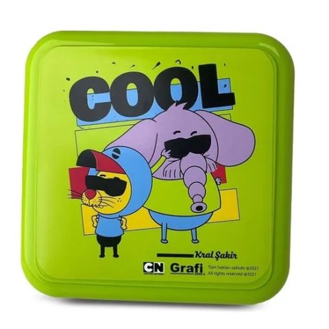 Gıpta Kral Şakir Yeşil Cool Beslenme Kabı ve 500CC Matara