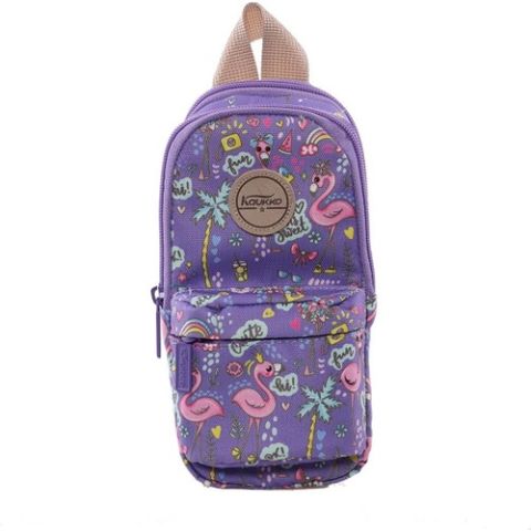 Kaukko Nature Junıor Bag Kalem Çantası Flamıngo lilac