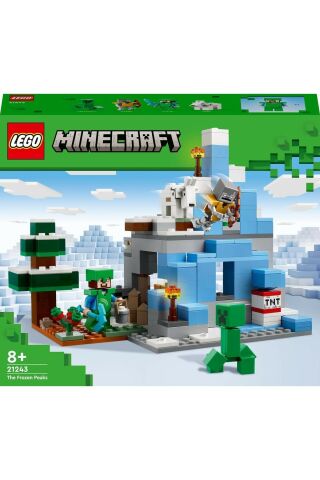 ® Minecraft® Donmuş Tepeler 21243 - 8 Yaş ve Üzeri Çocuklar için Oyuncak Yapım Seti (304 Parça)