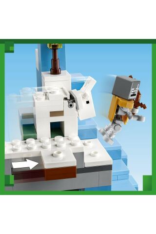 ® Minecraft® Donmuş Tepeler 21243 - 8 Yaş ve Üzeri Çocuklar için Oyuncak Yapım Seti (304 Parça)