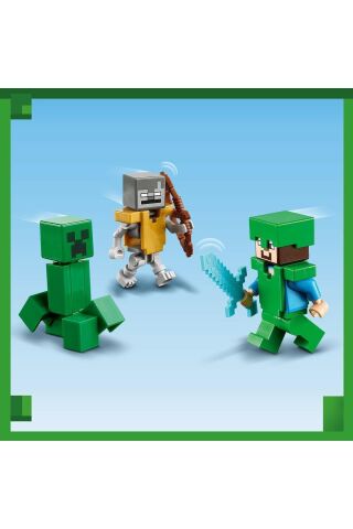 ® Minecraft® Donmuş Tepeler 21243 - 8 Yaş ve Üzeri Çocuklar için Oyuncak Yapım Seti (304 Parça)