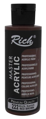 Rich AKRİLİK BOYA 120 CC KIZIL KAHVE
