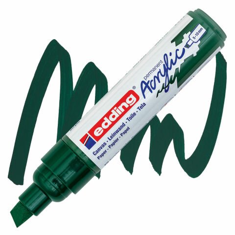 Edding 5000 Akrilik Boyama Markörü 5-10 mm Kesik Uç Yosun Yeşi̇li̇