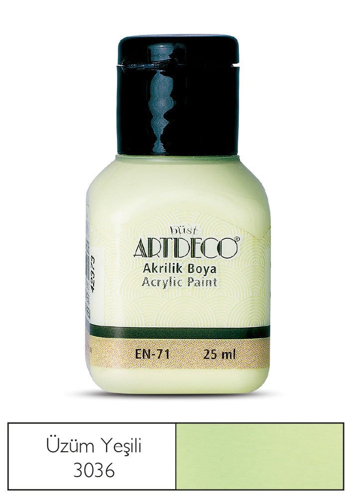 Artdeco Akrilik Boya 25ml Üzüm Yeşili 3036
