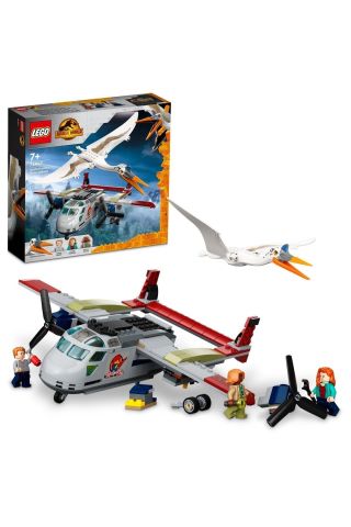 ® Jurassic World Quetzalcoatlus Uçak Pususu 76947 - Yaratıcı Oyuncak Yapım Seti (306 Parça)