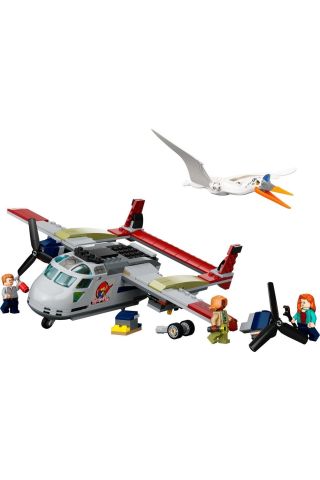 ® Jurassic World Quetzalcoatlus Uçak Pususu 76947 - Yaratıcı Oyuncak Yapım Seti (306 Parça)