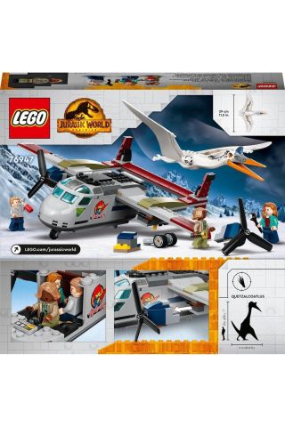 ® Jurassic World Quetzalcoatlus Uçak Pususu 76947 - Yaratıcı Oyuncak Yapım Seti (306 Parça)