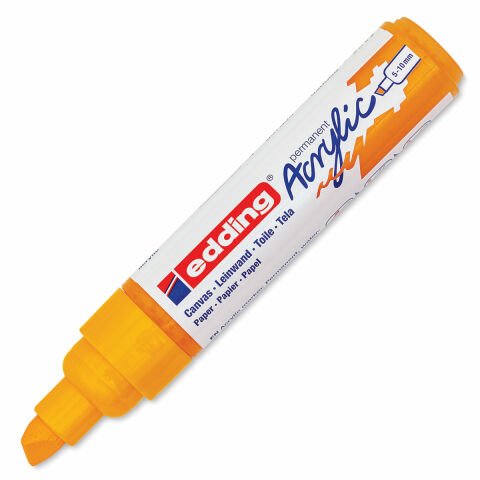 Edding 5000 Akrilik Boyama Markörü 5-10 mm Kesik Uç Güneş Sarısı