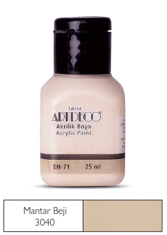 Artdeco Akrilik Boya 25ml Mantar Beji 3040