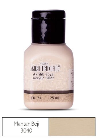 Artdeco Akrilik Boya 25ml Mantar Beji 3040
