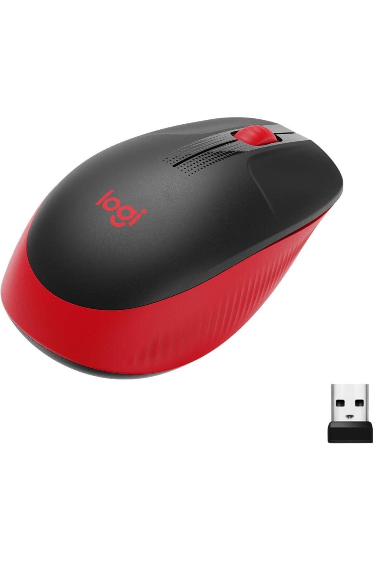 M191 Kablosuz Optik Mouse - Kırmızı