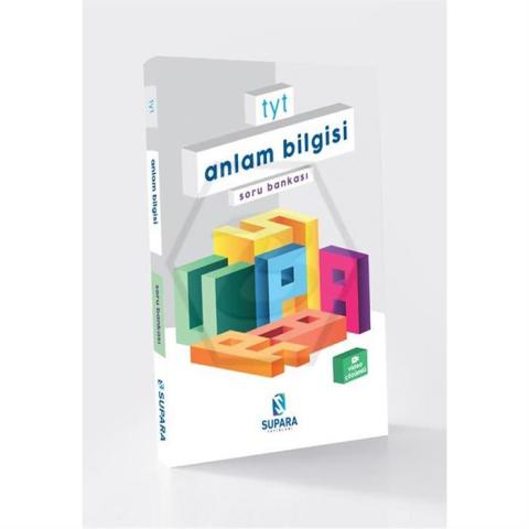 Supara Yayınları TYT Anlam Bilgisi Soru Bankası