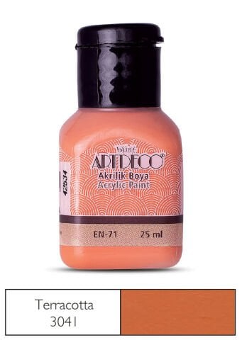 Artdeco Akrilik Boya 25ml Terrakota 3041