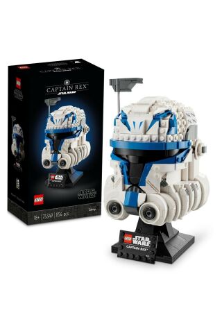® Star Wars™ Yüzbaşı Rex™ Kaskı 75349 - Yetişkinler için Koleksiyonluk Yapım Seti (854 Parça)