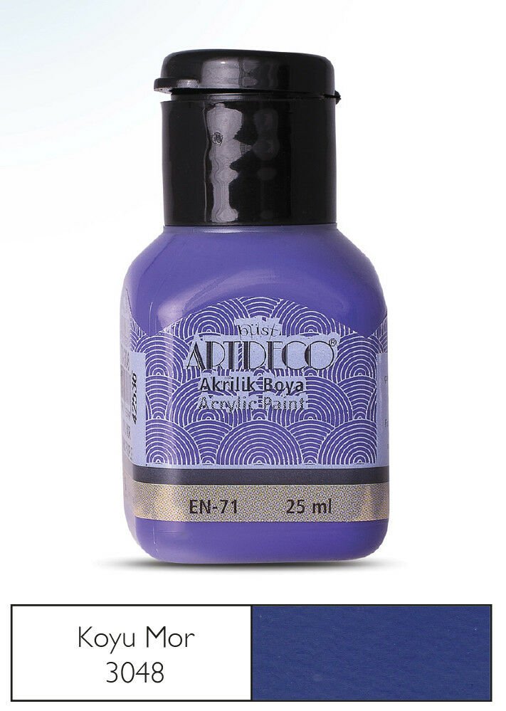 Artdeco Akrilik Boya 25ml Koyu Mor 3048