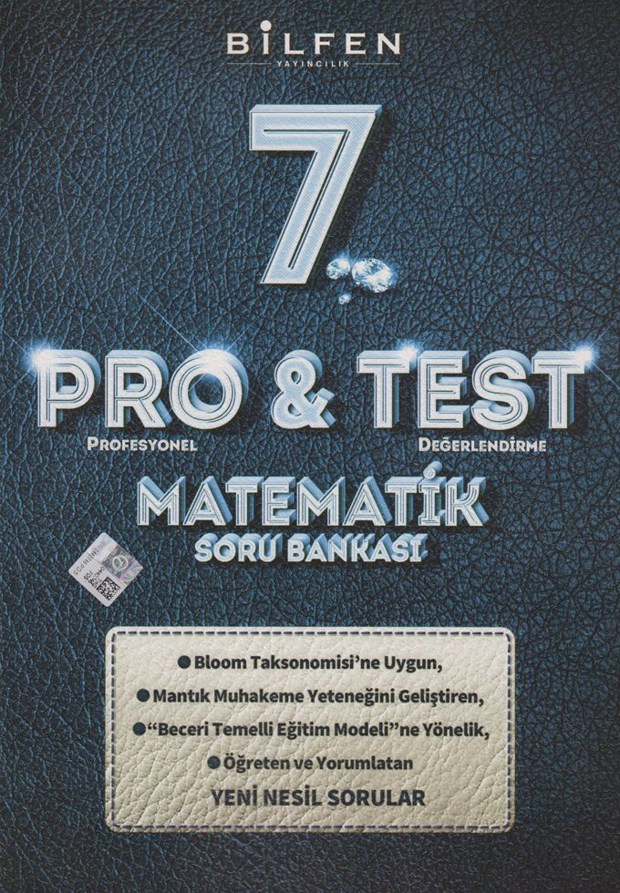 Bilfen Yayıncılık  7. Sınıf Matematik ProTest Soru Bankası