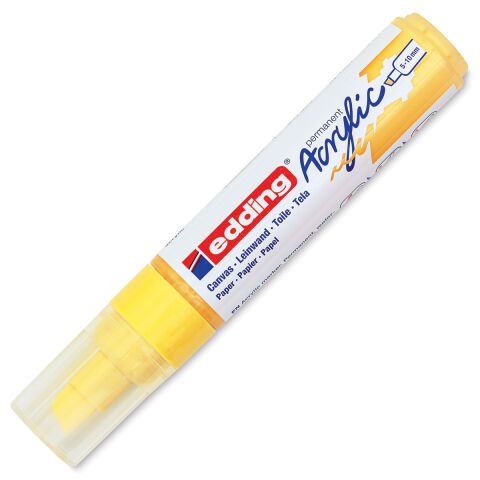 Edding 5000 Akrilik Boyama Markörü 5-10 mm Kesik Uç Pastel Sarı
